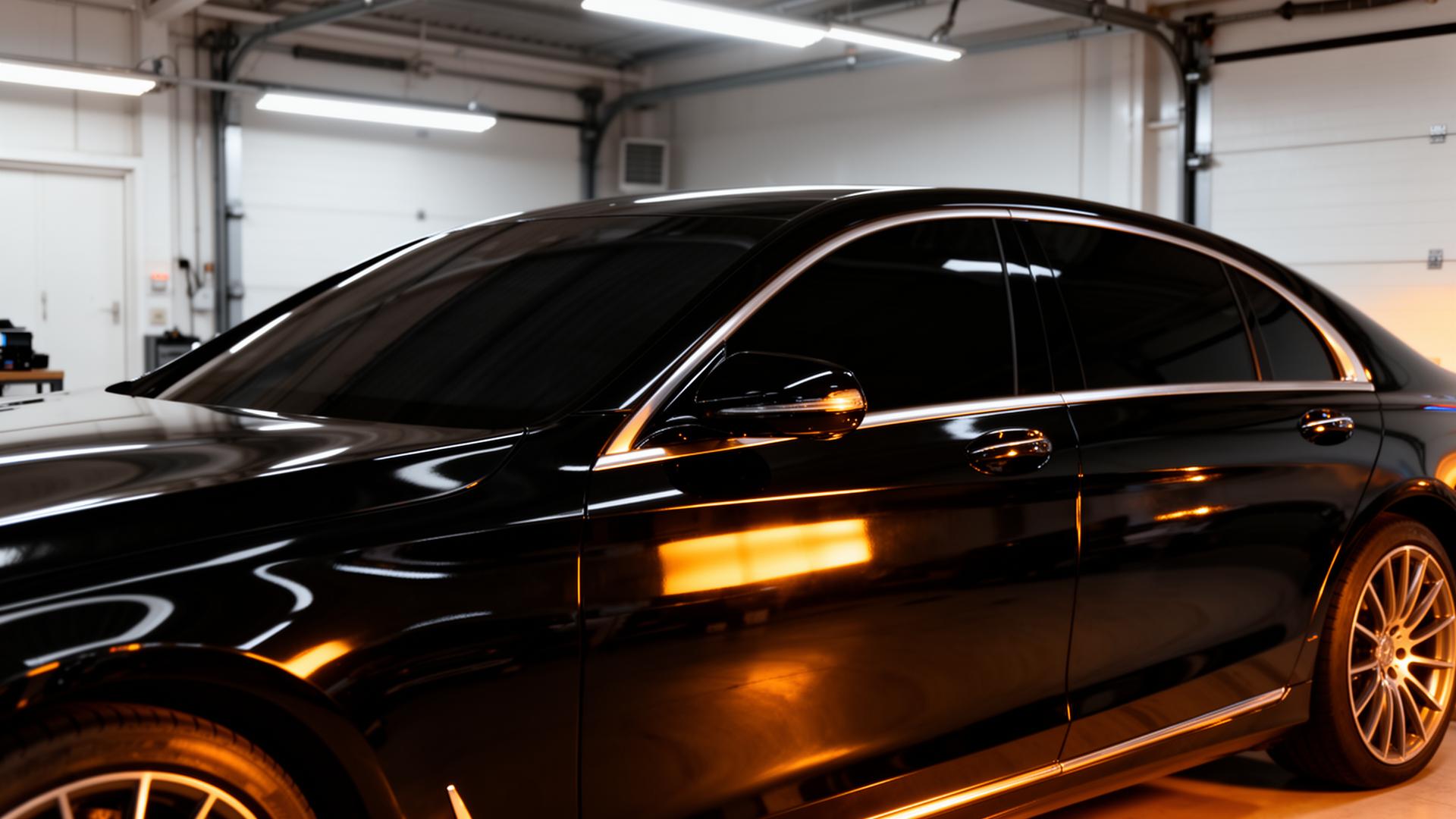 Professional car window tinting